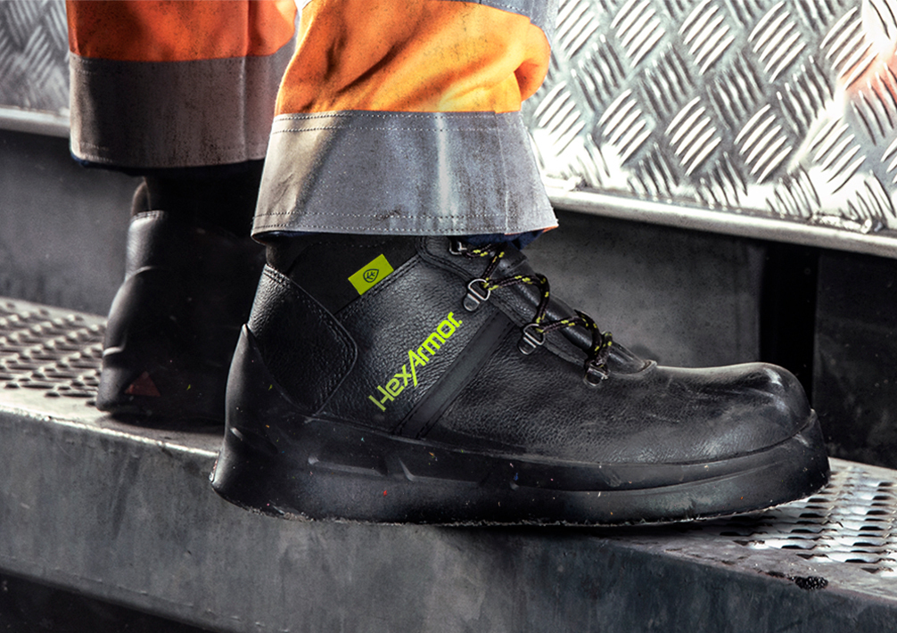 Asphalt boots technology - HexArmor